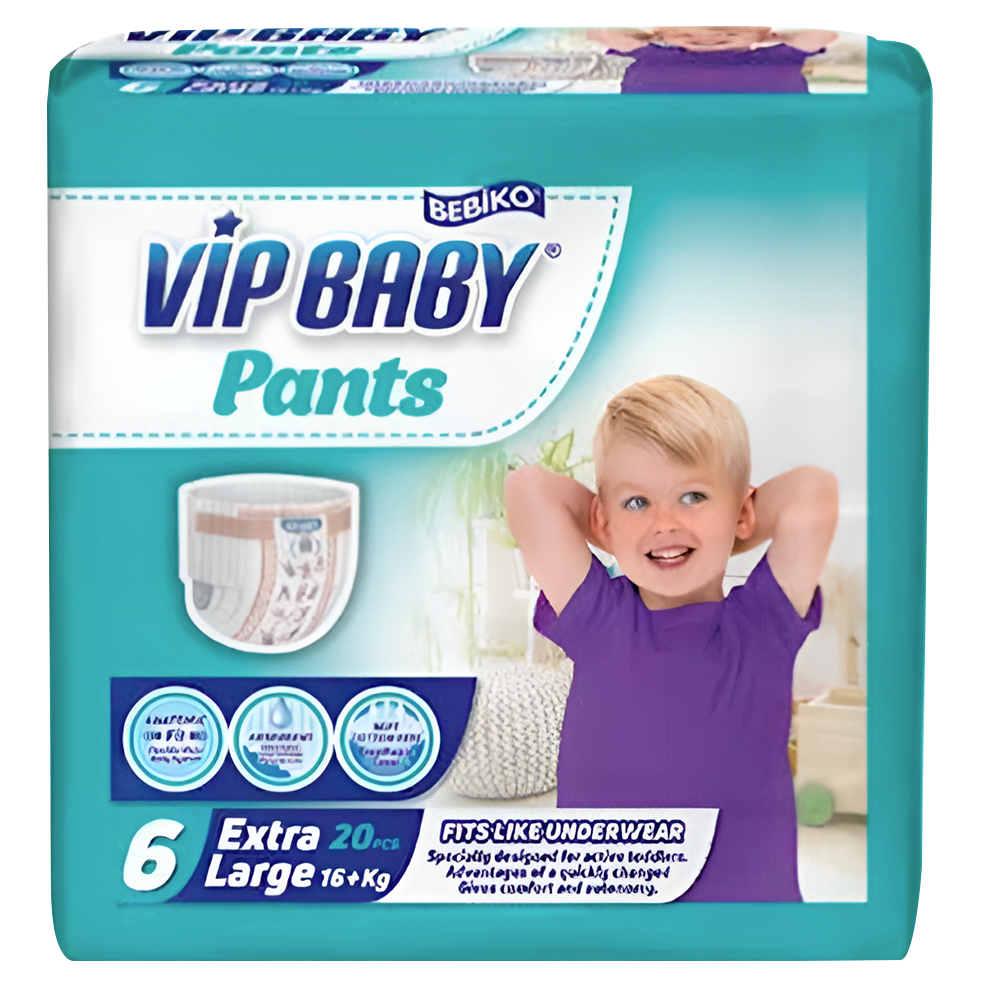Pañal Pants Extra Large - Talla 6 - Vip Baby