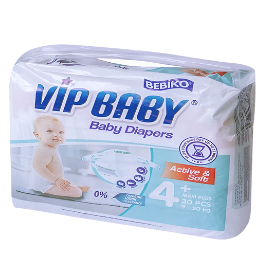 Pañal Maxi Plus - Talla 4+ - Vip Baby